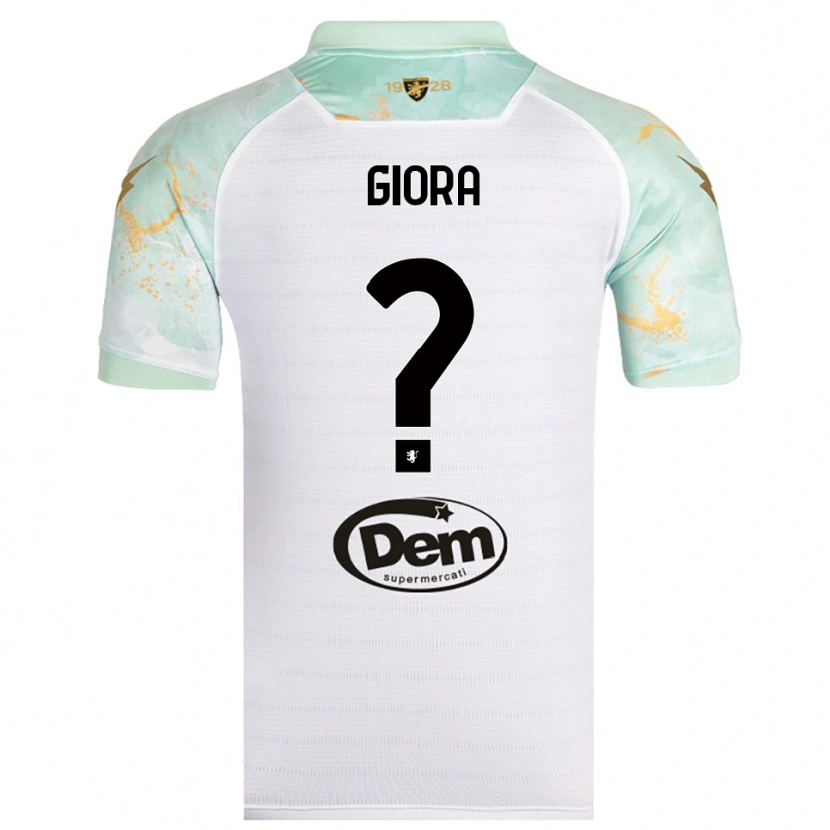 Danxen Herren Federico Giora #0 Weiß Schwarz Auswärtstrikot Trikot 2025/26 T-Shirt Österreich