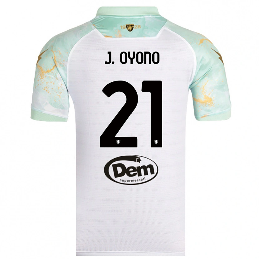 Danxen Herren Jérémy Oyono #21 Weiß Schwarz Auswärtstrikot Trikot 2025/26 T-Shirt Österreich