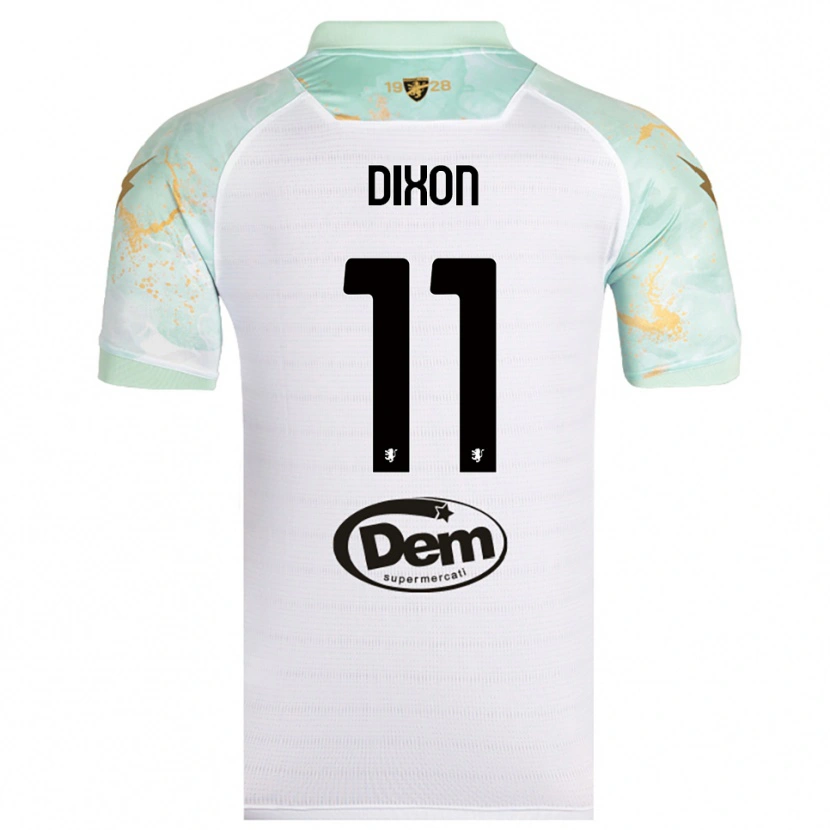 Danxen Herren Damar Dixon #11 Weiß Schwarz Auswärtstrikot Trikot 2025/26 T-Shirt Österreich