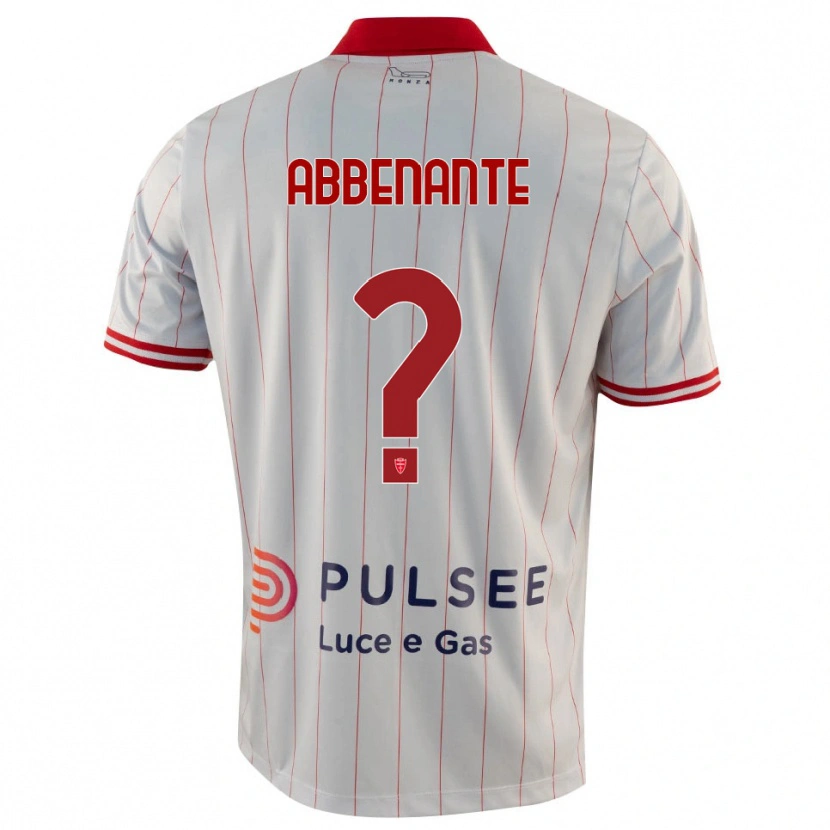 Danxen Herren Alessandro Abbenante #0 Weiß Rot Blau Auswärtstrikot Trikot 2025/26 T-Shirt Österreich