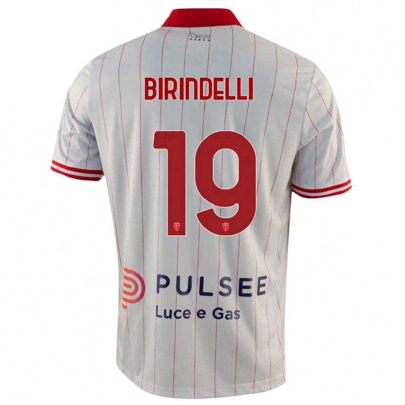 Danxen Herren Samuele Birindelli #19 Weiß Rot Blau Auswärtstrikot Trikot 2025/26 T-Shirt Österreich