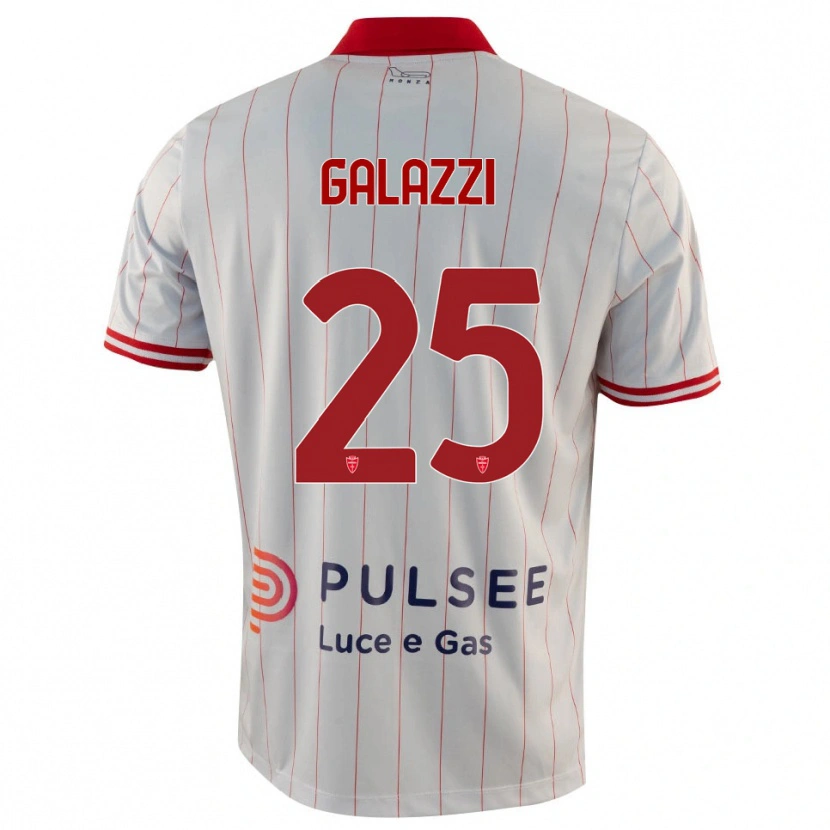 Danxen Herren Nicolas Galazzi #25 Weiß Rot Blau Auswärtstrikot Trikot 2025/26 T-Shirt Österreich
