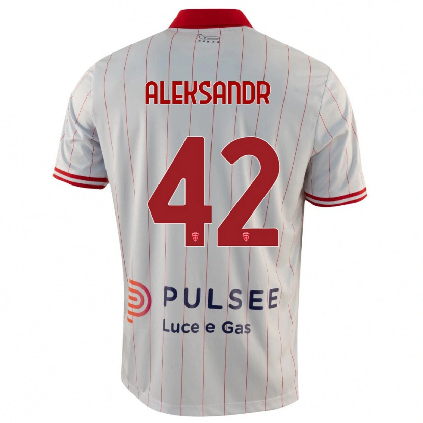 Danxen Herren Aleksandr Ballabio #42 Weiß Rot Blau Auswärtstrikot Trikot 2025/26 T-Shirt Österreich