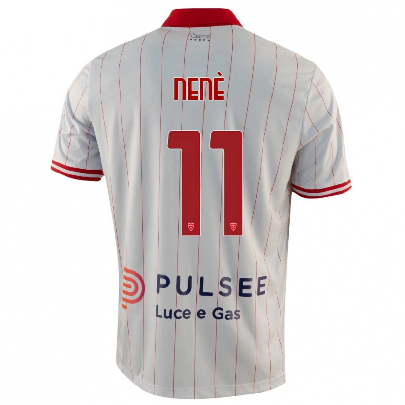 Danxen Herren Stephen Nenè #11 Weiß Rot Blau Auswärtstrikot Trikot 2025/26 T-Shirt Österreich