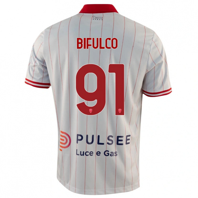 Danxen Herren Davide Bifulco #91 Weiß Rot Blau Auswärtstrikot Trikot 2025/26 T-Shirt Österreich