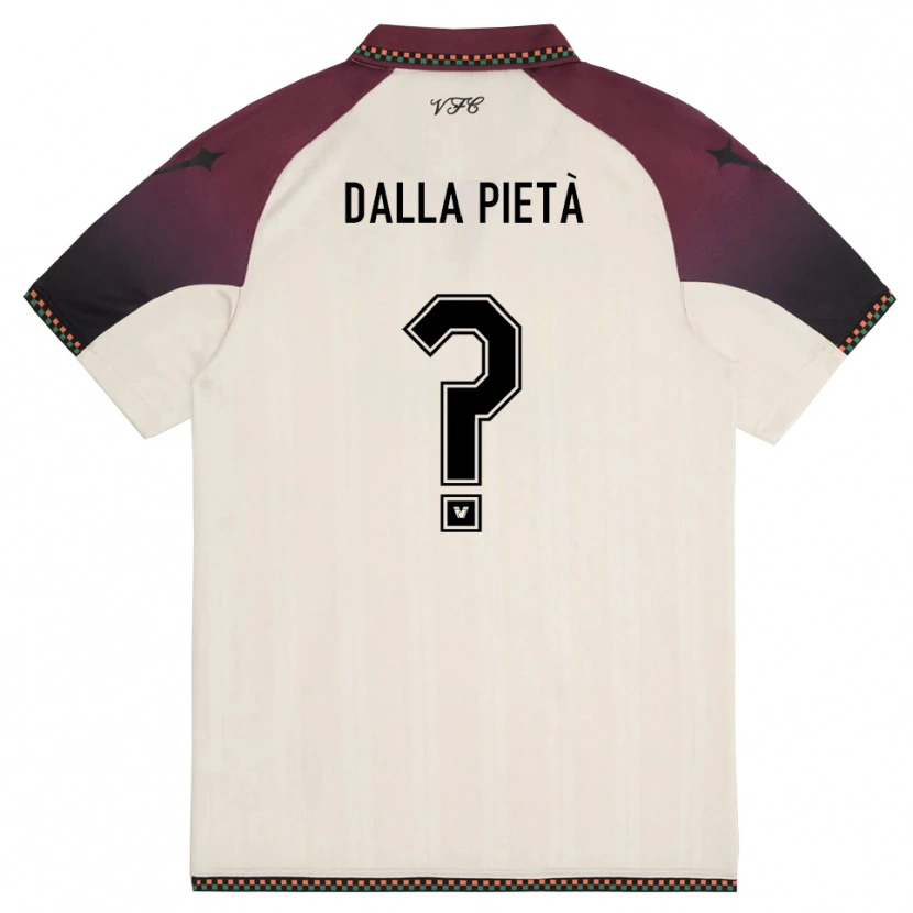 Danxen Herren Leonardo Dalla Pietà #0 Cremefarben Burgund Auswärtstrikot Trikot 2025/26 T-Shirt Österreich