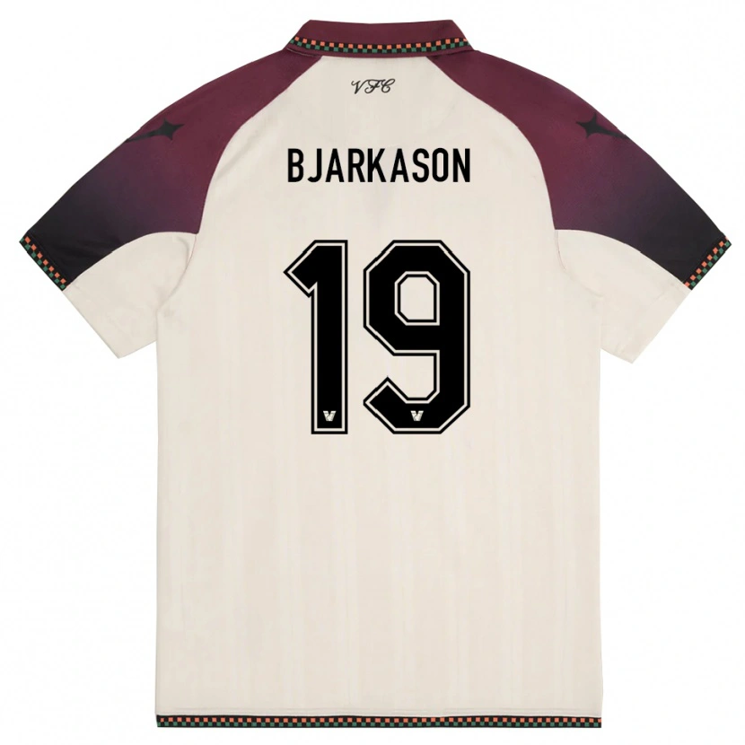 Danxen Herren Bjarki Bjarkason #19 Cremefarben Burgund Auswärtstrikot Trikot 2025/26 T-Shirt Österreich