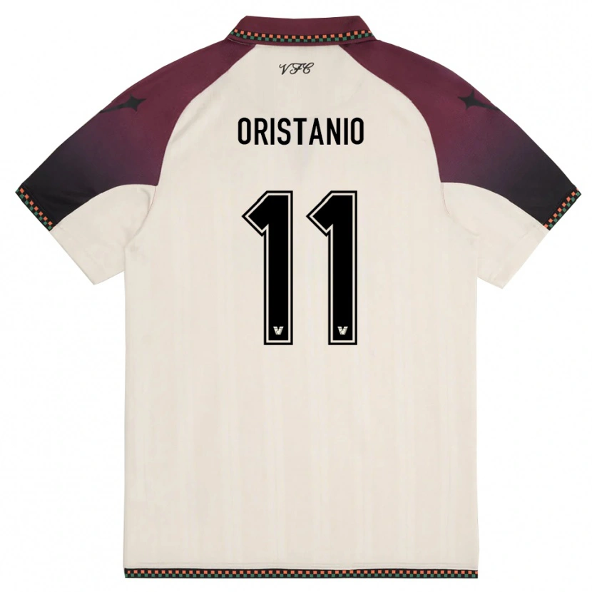 Danxen Herren Gaetano Oristanio #11 Cremefarben Burgund Auswärtstrikot Trikot 2025/26 T-Shirt Österreich
