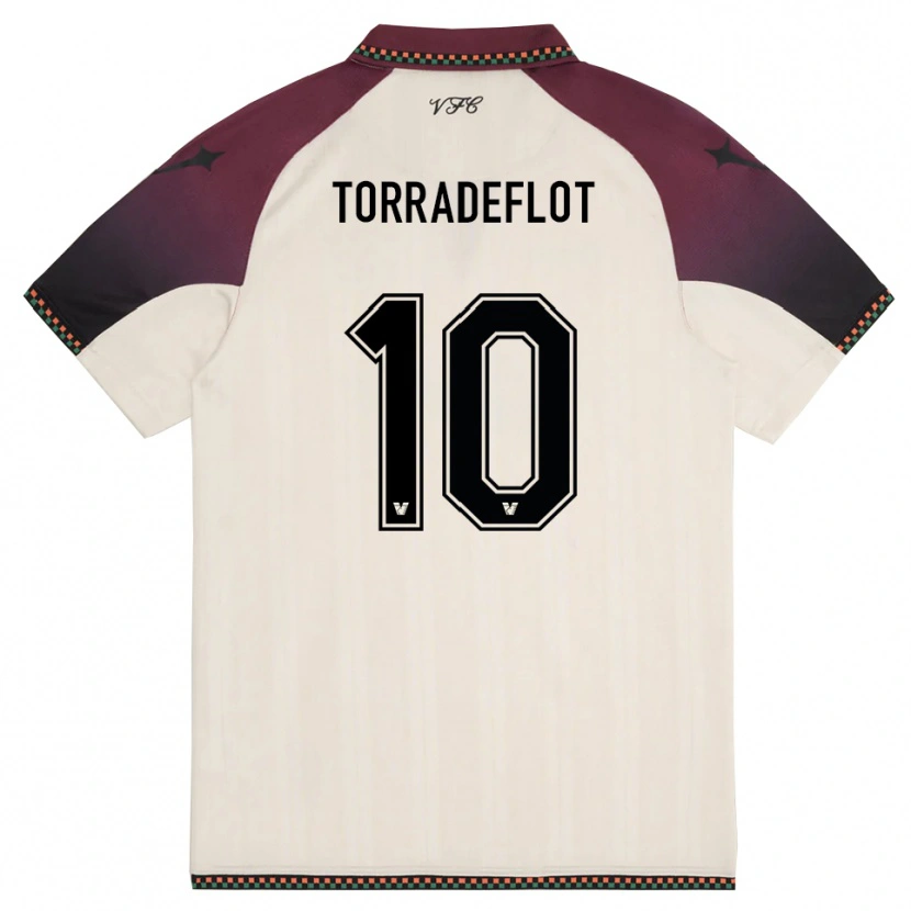 Danxen Herren Queral Torradeflot #10 Cremefarben Burgund Auswärtstrikot Trikot 2025/26 T-Shirt Österreich
