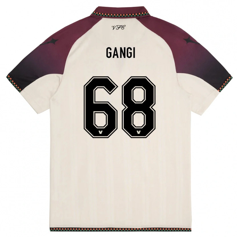 Danxen Herren Chiara Gangi #68 Cremefarben Burgund Auswärtstrikot Trikot 2025/26 T-Shirt Österreich