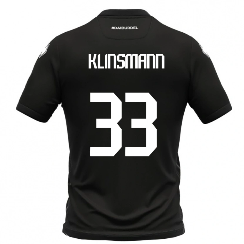 Danxen Herren Jonathan Klinsmann #33 Schwarz Weiß Auswärtstrikot Trikot 2025/26 T-Shirt Österreich