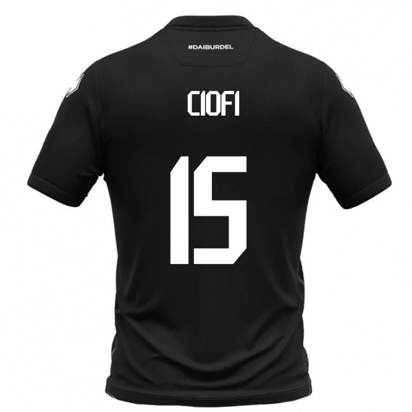 Danxen Herren Andrea Ciofi #15 Schwarz Weiß Auswärtstrikot Trikot 2025/26 T-Shirt Österreich