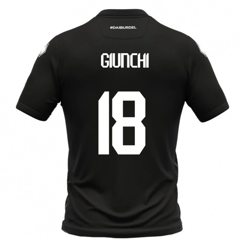 Danxen Herren Andrea Giunchi #18 Schwarz Weiß Auswärtstrikot Trikot 2025/26 T-Shirt Österreich