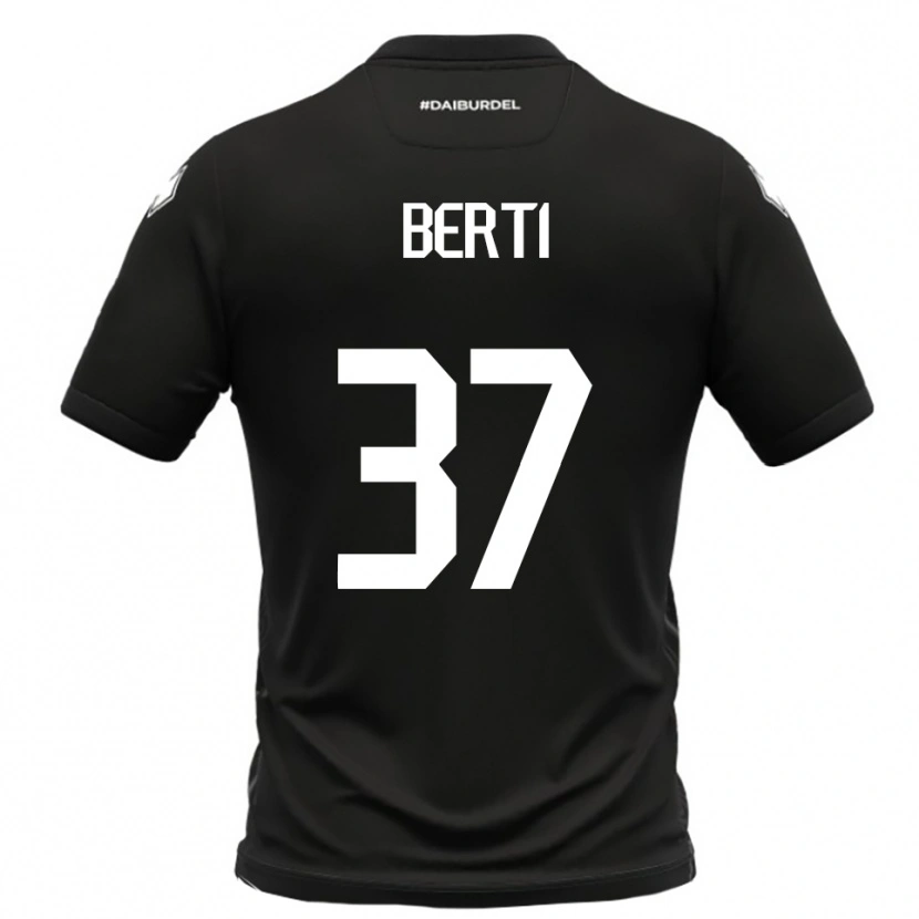 Danxen Herren Filippo Berti #37 Schwarz Weiß Auswärtstrikot Trikot 2025/26 T-Shirt Österreich
