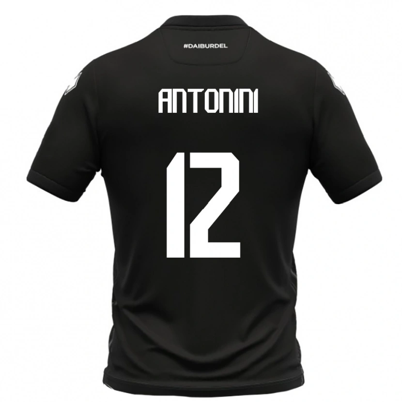 Danxen Herren Francesco Antonini #12 Schwarz Weiß Auswärtstrikot Trikot 2025/26 T-Shirt Österreich