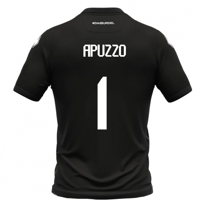 Danxen Herren Davide Apuzzo #1 Schwarz Weiß Auswärtstrikot Trikot 2025/26 T-Shirt Österreich