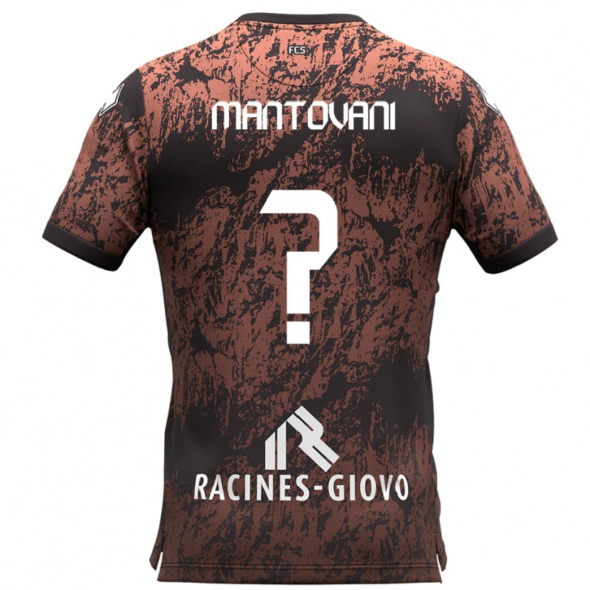 Danxen Herren Luca Mantovani #0 Braun Schwarz Auswärtstrikot Trikot 2025/26 T-Shirt Österreich