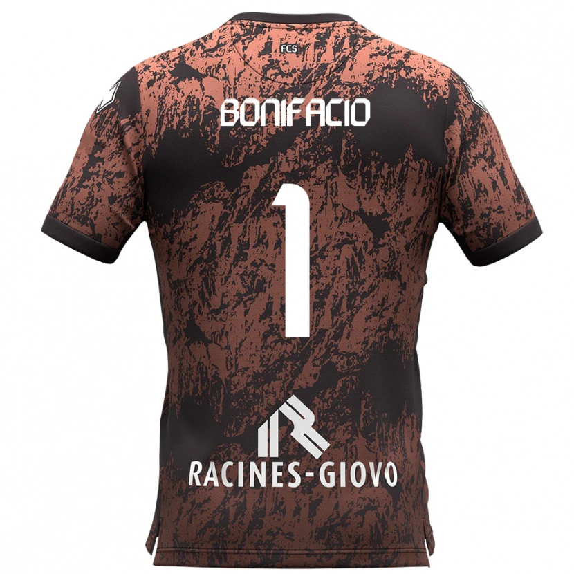 Danxen Herren Lorenzo Bonifacio #1 Braun Schwarz Auswärtstrikot Trikot 2025/26 T-Shirt Österreich