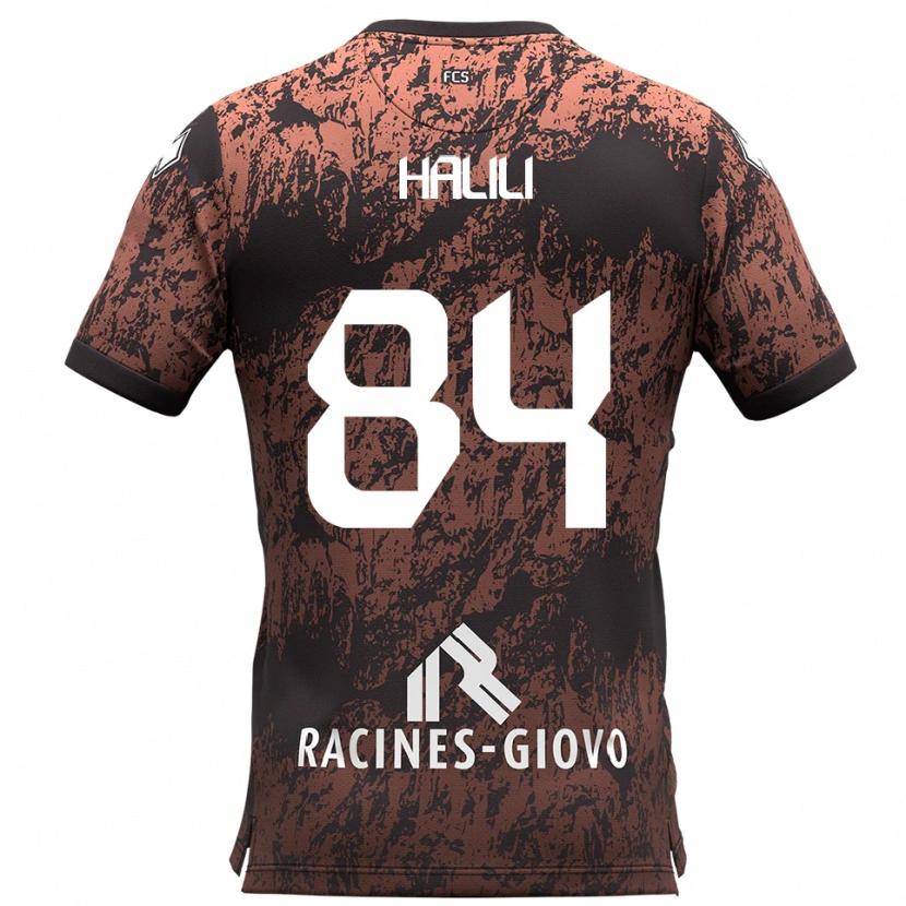 Danxen Herren Renato Halili #84 Braun Schwarz Auswärtstrikot Trikot 2025/26 T-Shirt Österreich