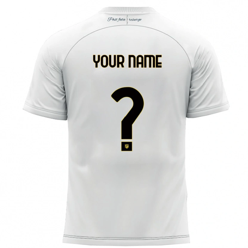 Danxen Herren Ihren Namen #0 Weiß Gelb Auswärtstrikot Trikot 2025/26 T-Shirt Österreich