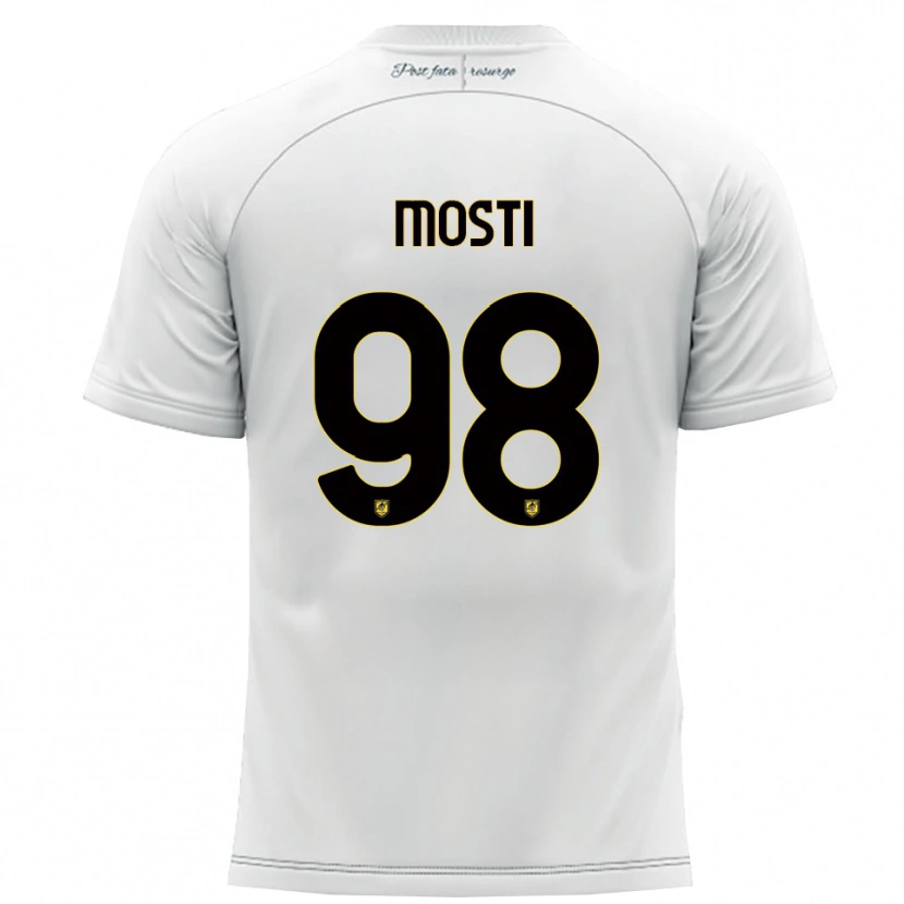 Danxen Herren Nicola Mosti #98 Weiß Gelb Auswärtstrikot Trikot 2025/26 T-Shirt Österreich