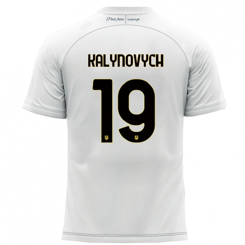 Danxen Herren Igor Kalynovych #19 Weiß Gelb Auswärtstrikot Trikot 2025/26 T-Shirt Österreich
