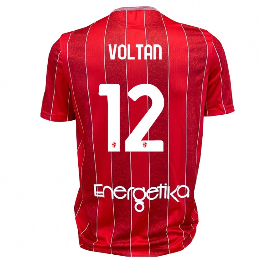 Danxen Herren Michele Voltan #12 Rot Weiß Auswärtstrikot Trikot 2025/26 T-Shirt Österreich