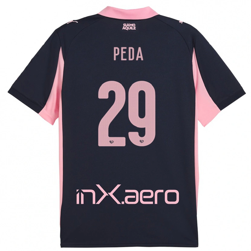 Danxen Herren Patryk Peda #29 Marineblau Pink Auswärtstrikot Trikot 2025/26 T-Shirt Österreich