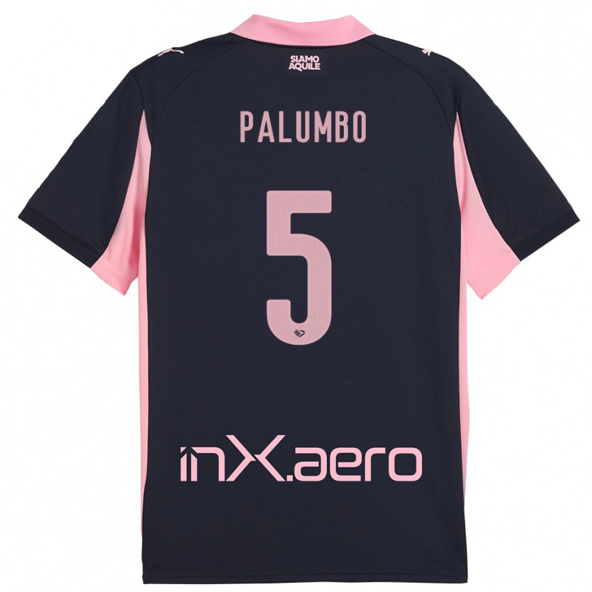Danxen Herren Antonio Palumbo #5 Marineblau Pink Auswärtstrikot Trikot 2025/26 T-Shirt Österreich