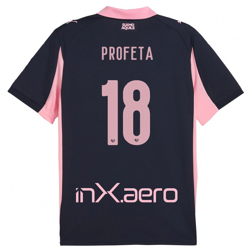 Danxen Herren Andrea Profeta #18 Marineblau Pink Auswärtstrikot Trikot 2025/26 T-Shirt Österreich