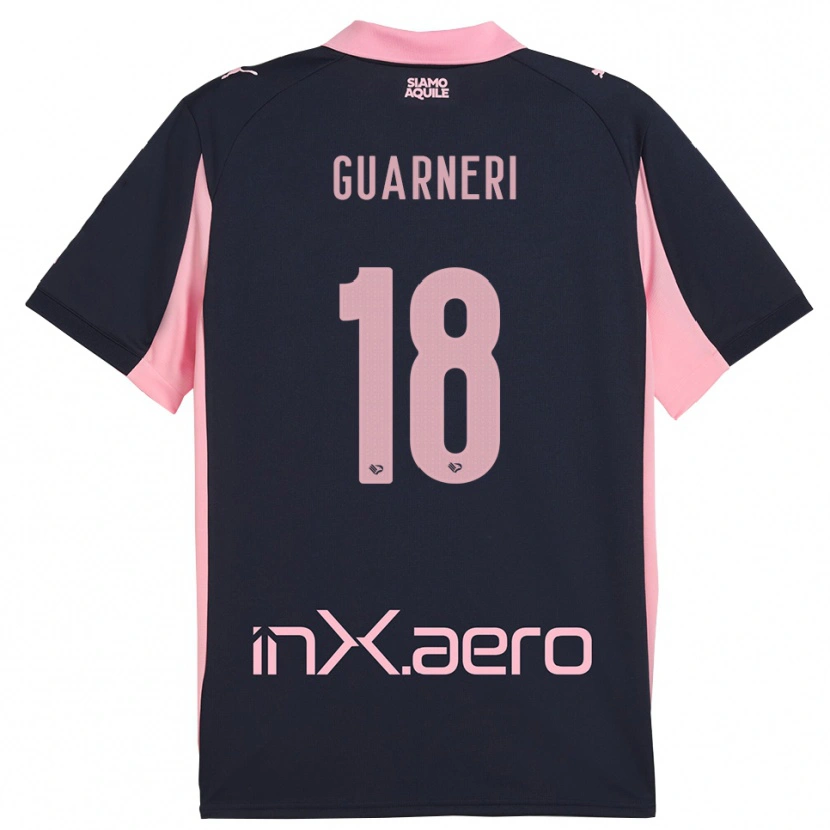 Danxen Herren Davide Guarneri #18 Marineblau Pink Auswärtstrikot Trikot 2025/26 T-Shirt Österreich