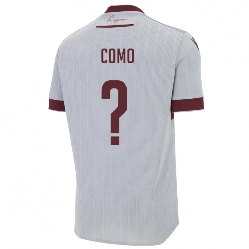 Danxen Herren Como Giorgia #0 Burgund Weiß Auswärtstrikot Trikot 2025/26 T-Shirt Österreich