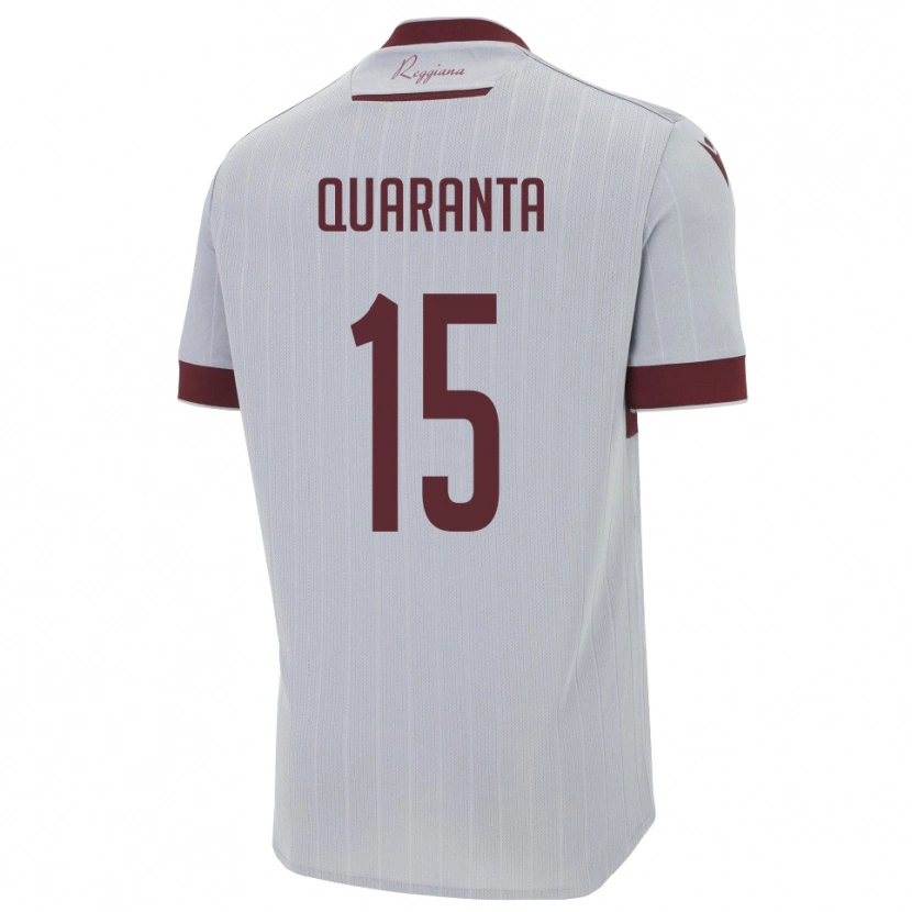 Danxen Herren Danilo Quaranta #15 Burgund Weiß Auswärtstrikot Trikot 2025/26 T-Shirt Österreich