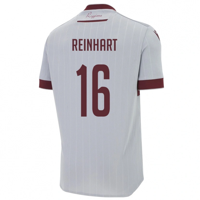 Danxen Herren Tobías Reinhart #16 Burgund Weiß Auswärtstrikot Trikot 2025/26 T-Shirt Österreich