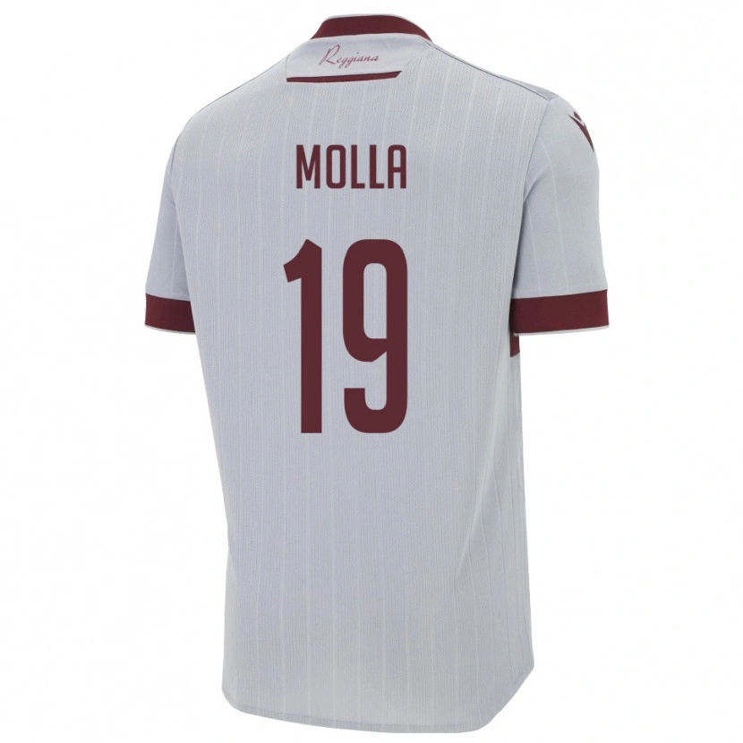 Danxen Herren Cristian Molla #19 Burgund Weiß Auswärtstrikot Trikot 2025/26 T-Shirt Österreich