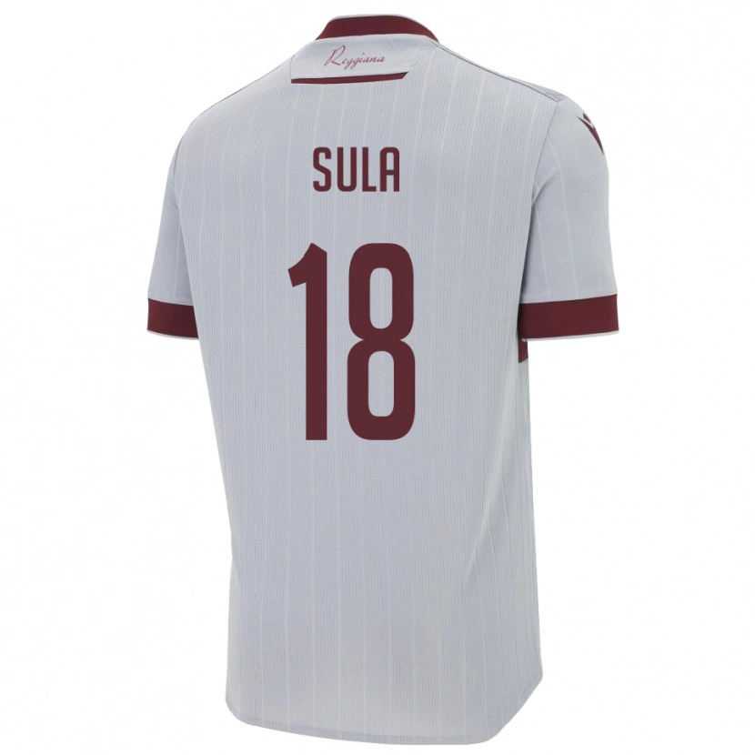 Danxen Herren Joel Sula #18 Burgund Weiß Auswärtstrikot Trikot 2025/26 T-Shirt Österreich
