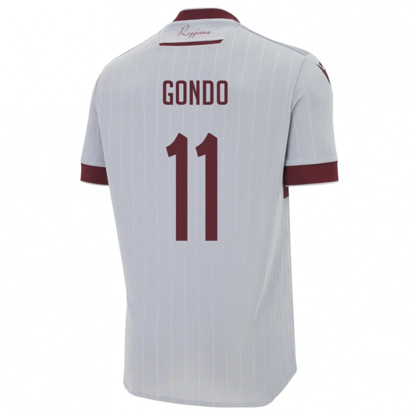 Danxen Herren Cedric Gondo #11 Burgund Weiß Auswärtstrikot Trikot 2025/26 T-Shirt Österreich