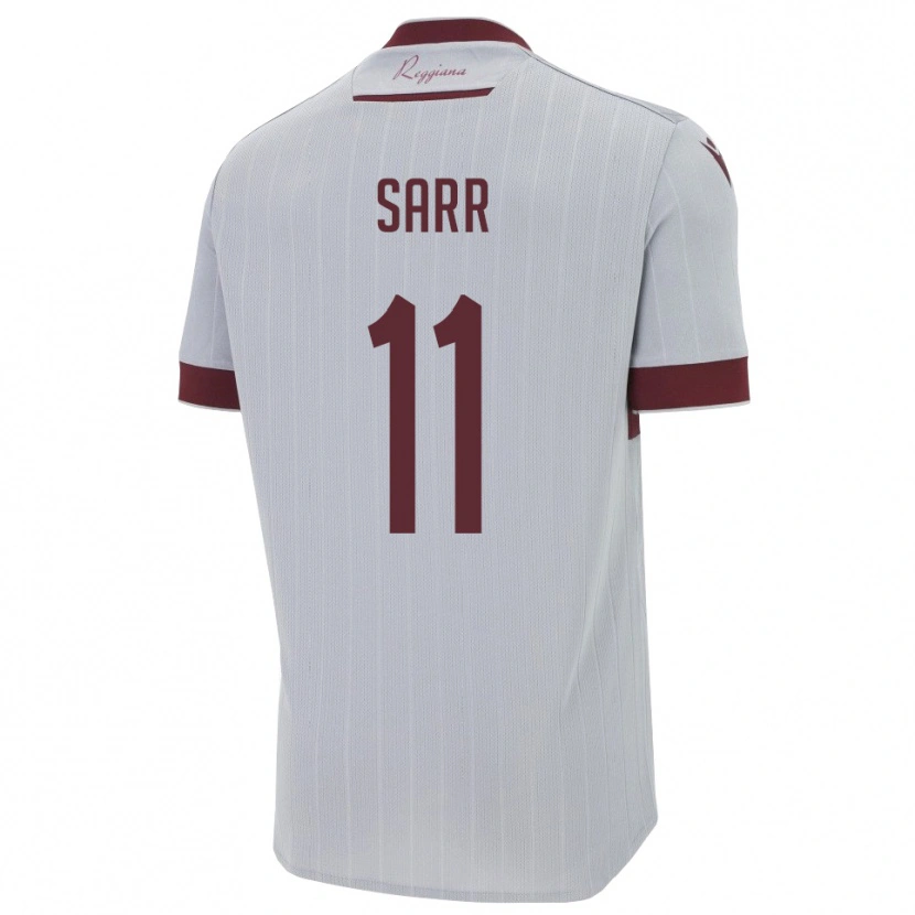 Danxen Herren Yatma Sarr #11 Burgund Weiß Auswärtstrikot Trikot 2025/26 T-Shirt Österreich