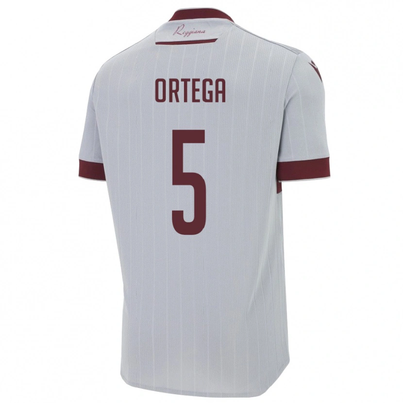 Danxen Herren Jean Paulo Cardona Ortega #5 Burgund Weiß Auswärtstrikot Trikot 2025/26 T-Shirt Österreich
