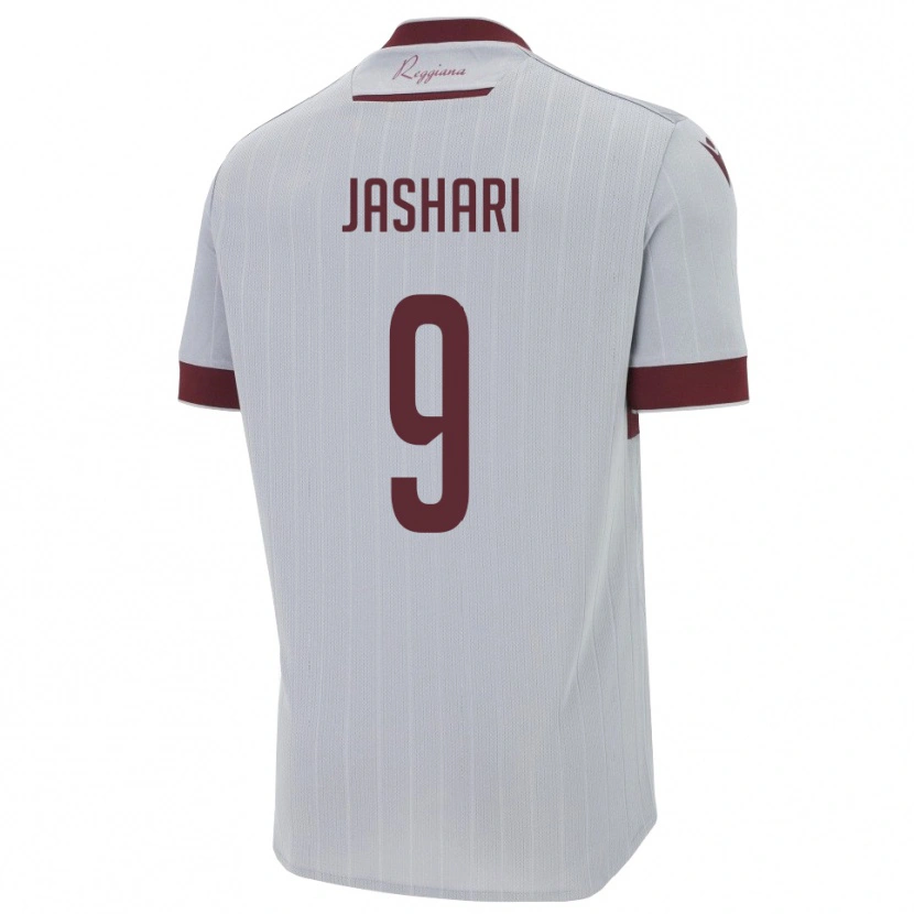 Danxen Herren Edion Jashari #9 Burgund Weiß Auswärtstrikot Trikot 2025/26 T-Shirt Österreich