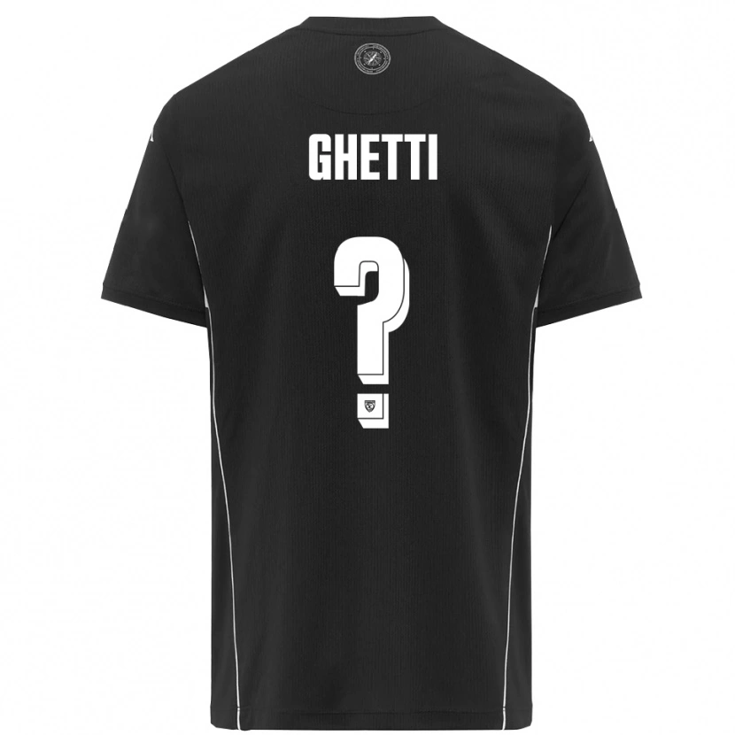 Danxen Herren Davide Ghetti #0 Schwarz Weiß Auswärtstrikot Trikot 2025/26 T-Shirt Österreich