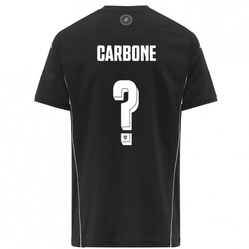 Danxen Herren Christian Carbone #0 Schwarz Weiß Auswärtstrikot Trikot 2025/26 T-Shirt Österreich
