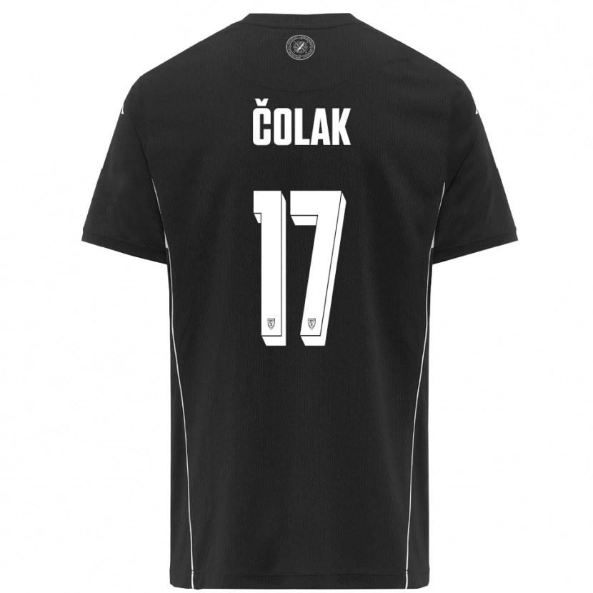 Danxen Herren Antonio Colak #17 Schwarz Weiß Auswärtstrikot Trikot 2025/26 T-Shirt Österreich