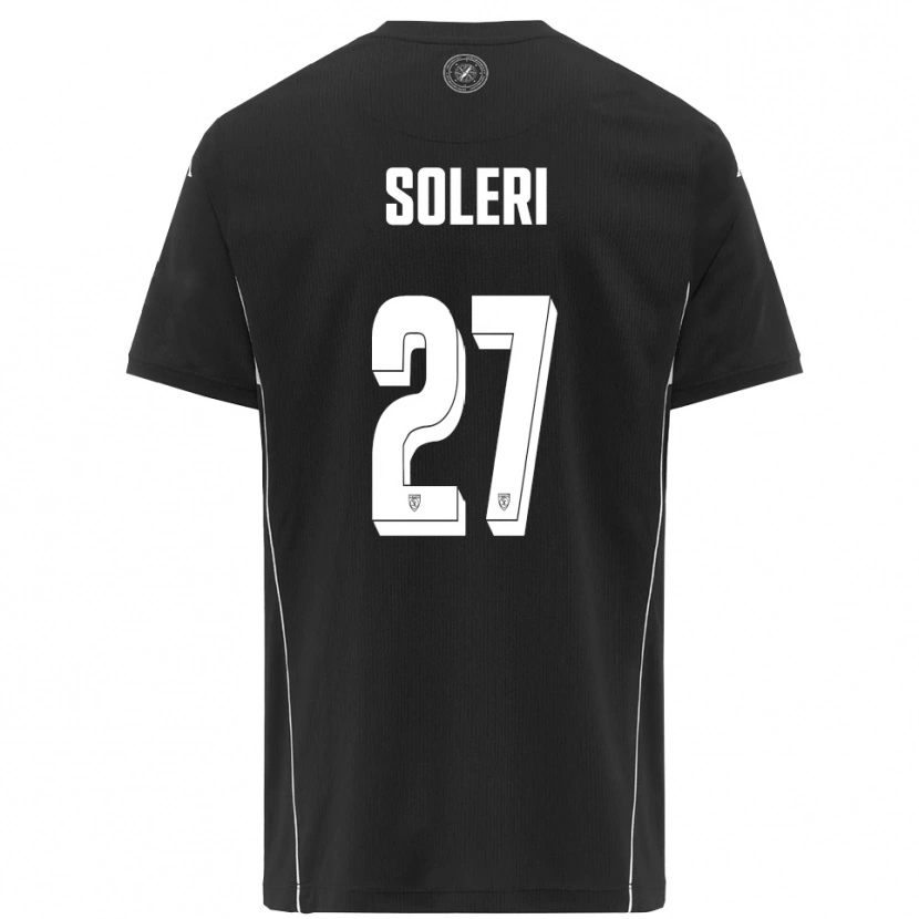 Danxen Herren Edoardo Soleri #27 Schwarz Weiß Auswärtstrikot Trikot 2025/26 T-Shirt Österreich