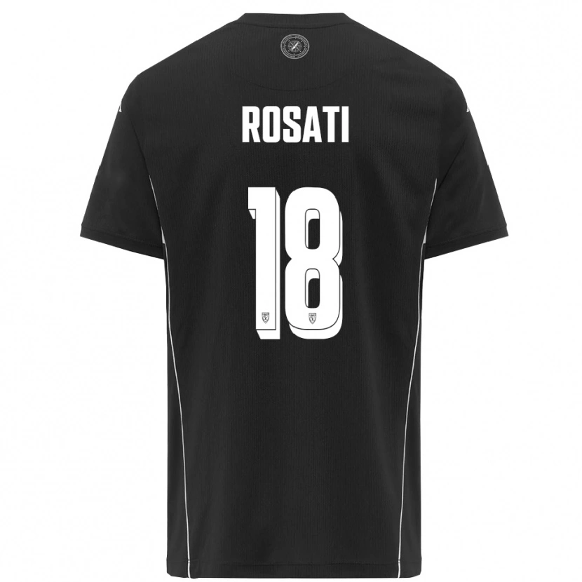 Danxen Herren Riccardo Rosati #18 Schwarz Weiß Auswärtstrikot Trikot 2025/26 T-Shirt Österreich