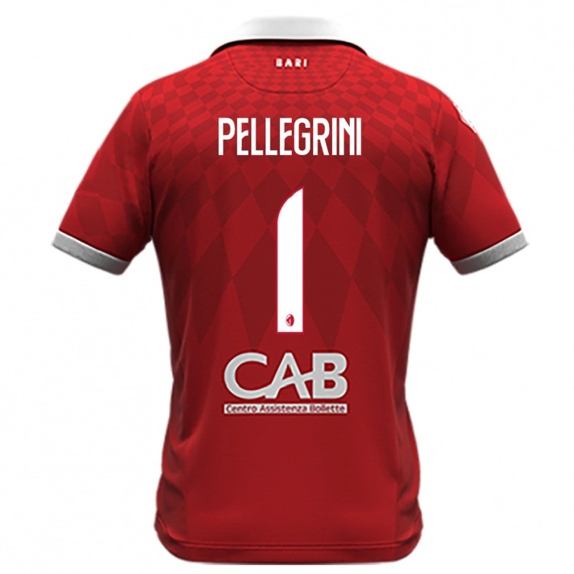 Danxen Herren Luigi Pellegrini #1 Rot Weiß Auswärtstrikot Trikot 2025/26 T-Shirt Österreich