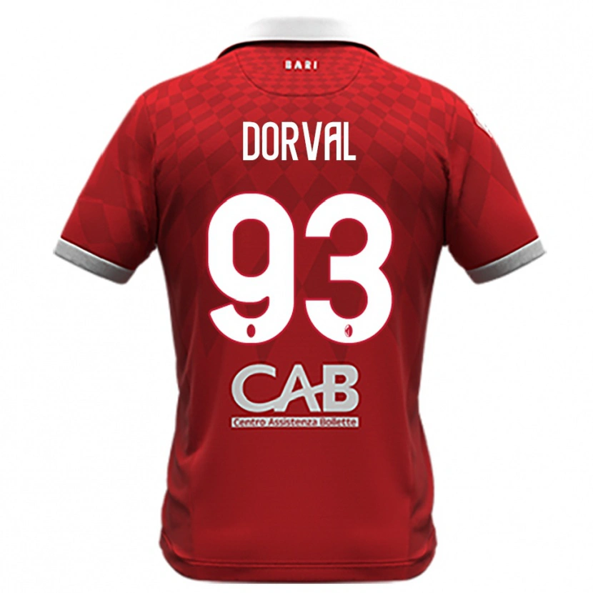 Danxen Herren Mehdi Dorval #93 Rot Weiß Auswärtstrikot Trikot 2025/26 T-Shirt Österreich