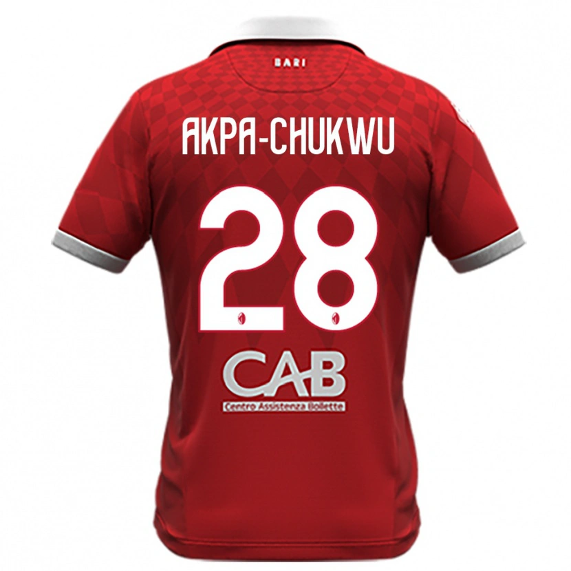 Danxen Herren Hemsley Akpa-Chukwu #28 Rot Weiß Auswärtstrikot Trikot 2025/26 T-Shirt Österreich