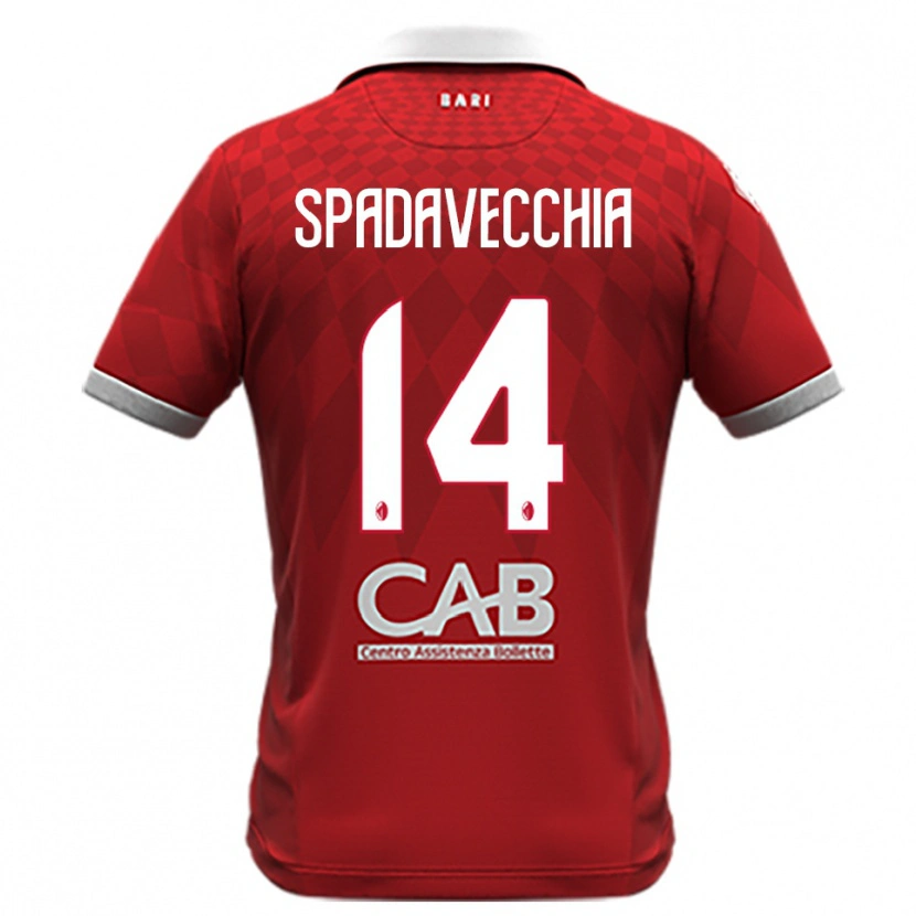Danxen Herren Pantaleo Spadavecchia #14 Rot Weiß Auswärtstrikot Trikot 2025/26 T-Shirt Österreich