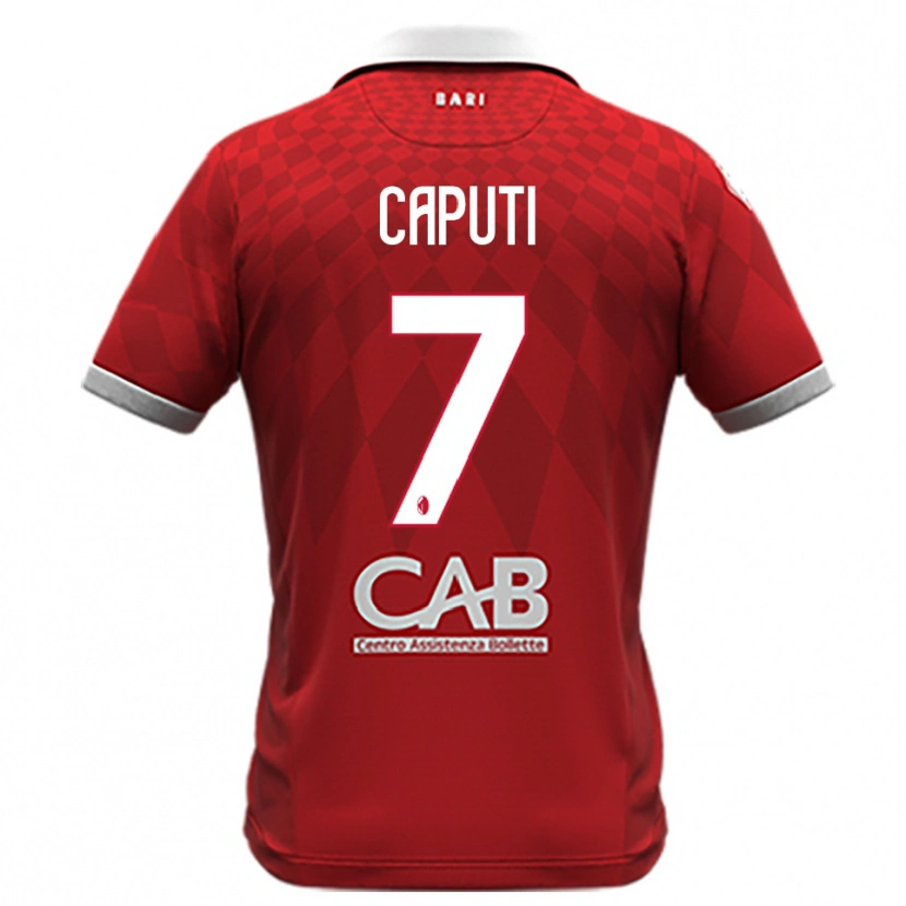 Danxen Herren Christian Caputi #7 Rot Weiß Auswärtstrikot Trikot 2025/26 T-Shirt Österreich